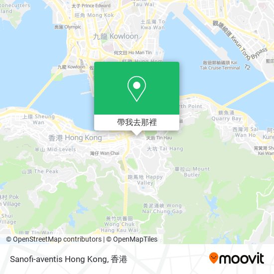 Sanofi-aventis Hong Kong地圖