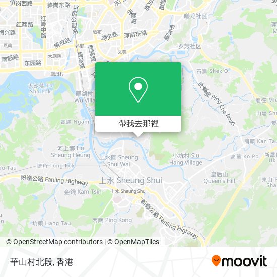 華山村北段地圖