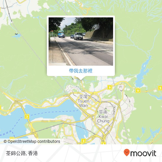 荃錦公路地圖