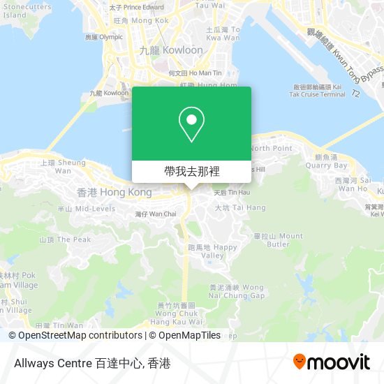 Allways Centre 百達中心地圖