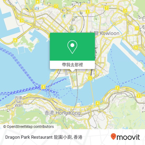Dragon Park Restaurant 龍園小廚地圖