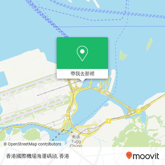 香港國際機場海運碼頭地圖