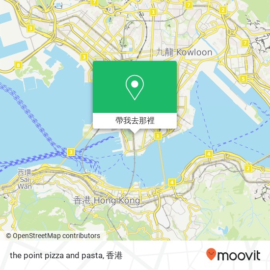 the point pizza and pasta地圖