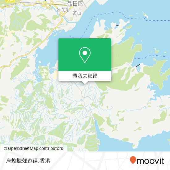 烏蛟騰郊遊徑地圖