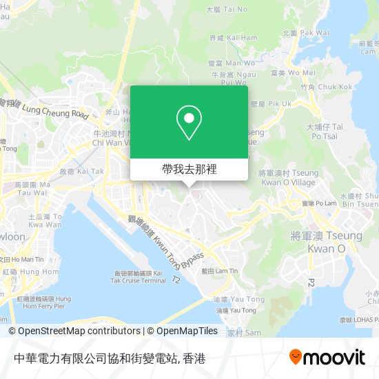 中華電力有限公司協和街變電站地圖
