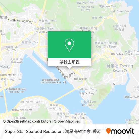 Super Star Seafood Restaurant 鴻星海鮮酒家地圖
