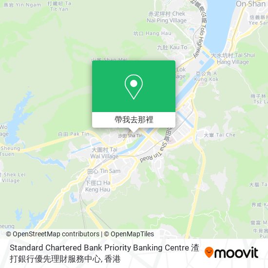 Standard Chartered Bank Priority Banking Centre 渣打銀行優先理財服務中心地圖