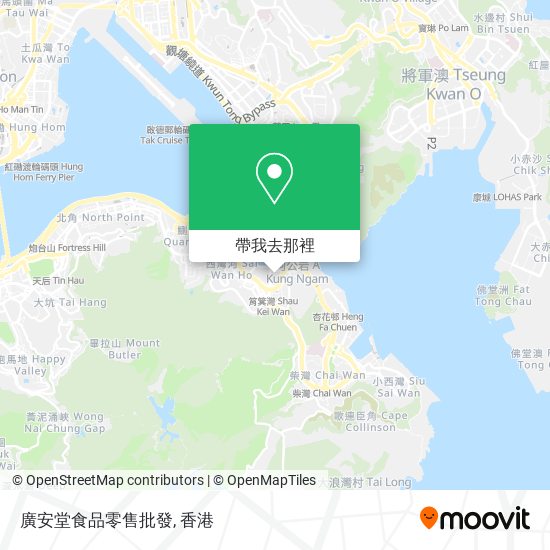 廣安堂食品零售批發地圖