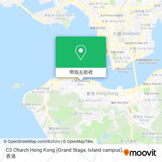 C3 Church Hong Kong (Grand Stage, Island campus)地圖
