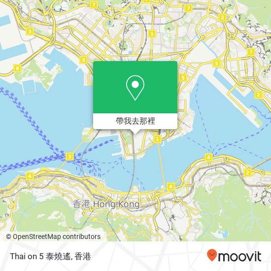 Thai on 5 泰燒遙地圖