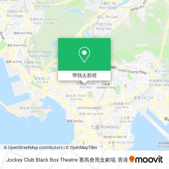 Jockey Club Black Box Theatre 賽馬會黑盒劇場地圖