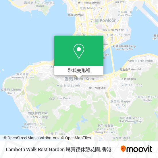 Lambeth Walk Rest Garden 琳寶徑休憩花園地圖