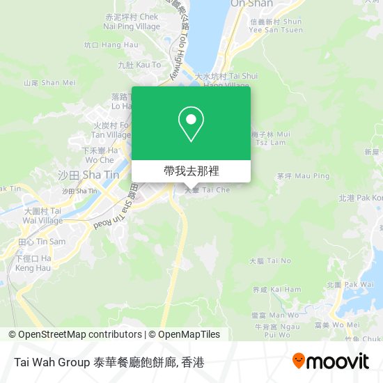 Tai Wah Group 泰華餐廳飽餅廊地圖