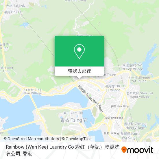 Rainbow (Wah Kee) Laundry Co 彩虹（華記）乾濕洗衣公司地圖