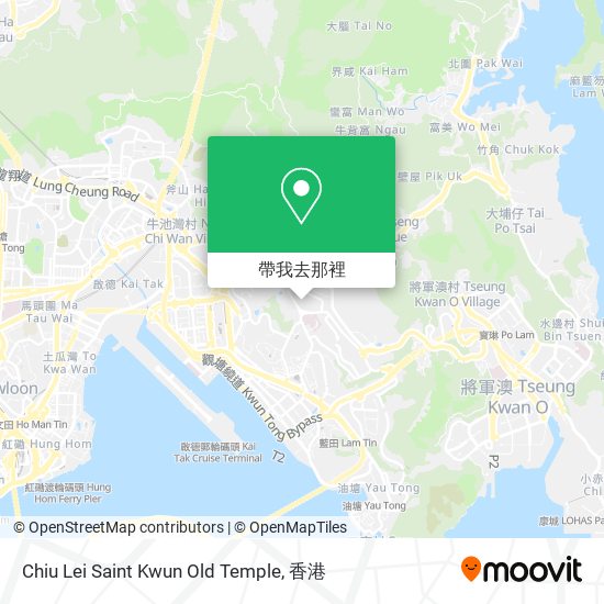 Chiu Lei Saint Kwun Old Temple地圖