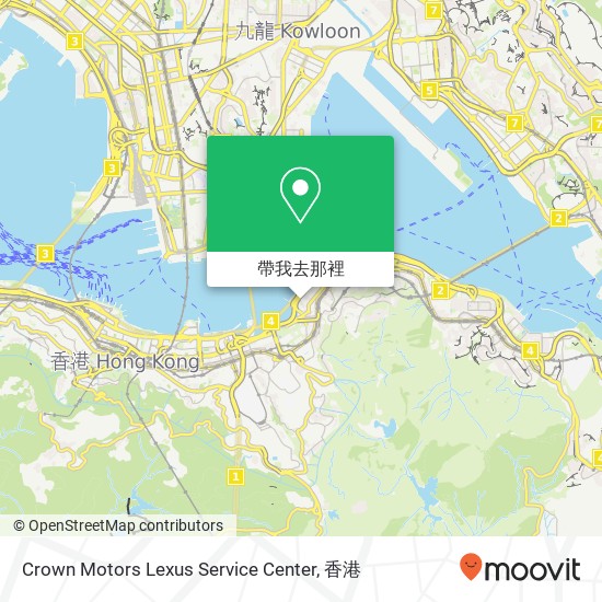 Crown Motors Lexus Service Center地圖