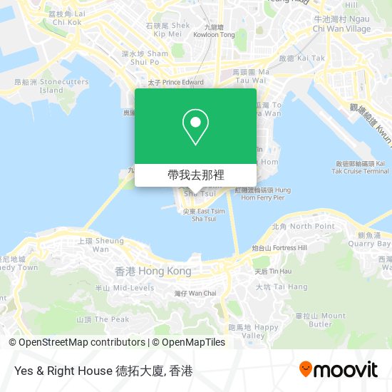 Yes & Right House 德拓大廈地圖