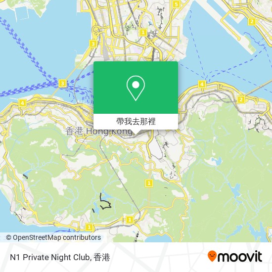 N1 Private Night Club地圖