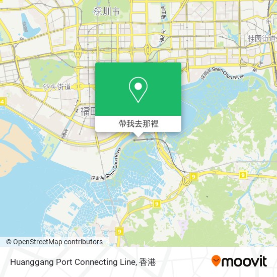 Huanggang Port Connecting Line地圖
