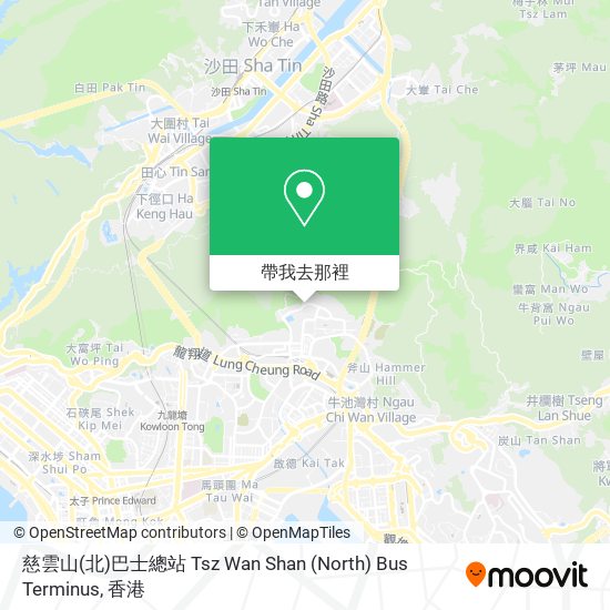 慈雲山(北)巴士總站 Tsz Wan Shan (North) Bus Terminus地圖