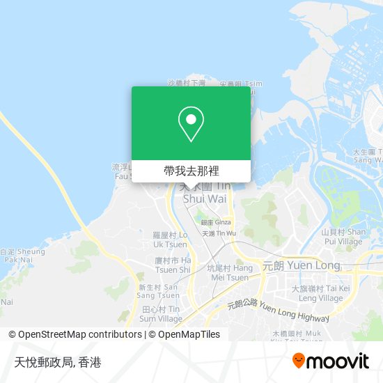 天悅郵政局地圖