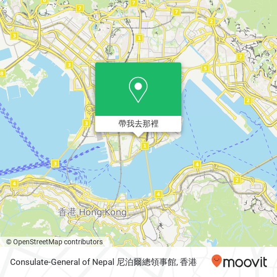 Consulate-General of Nepal 尼泊爾總領事館地圖