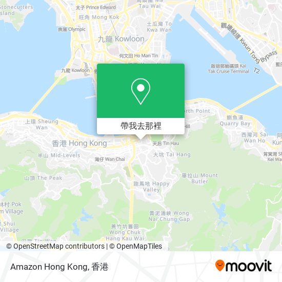 Amazon Hong Kong地圖