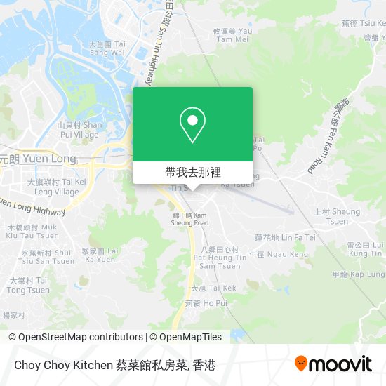 Choy Choy Kitchen 蔡菜館私房菜地圖