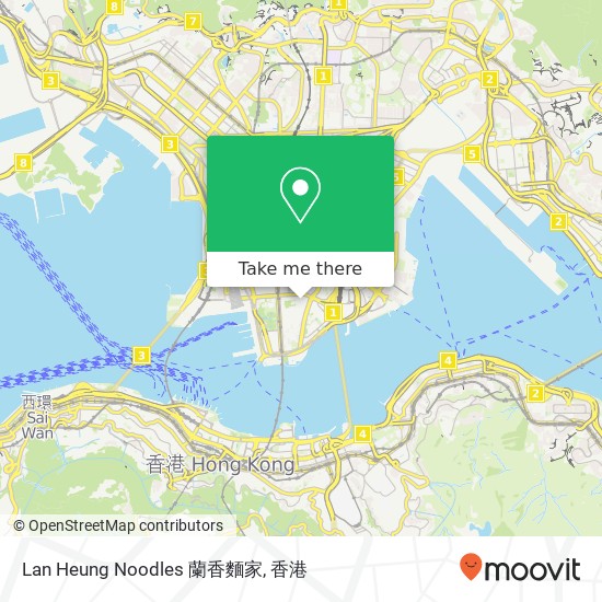Lan Heung Noodles 蘭香麵家地圖