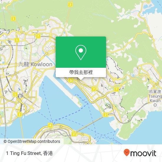 1 Ting Fu Street地圖