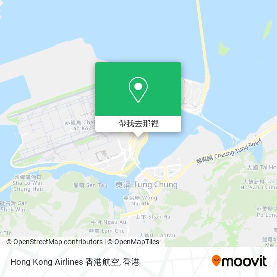 Hong Kong Airlines 香港航空地圖
