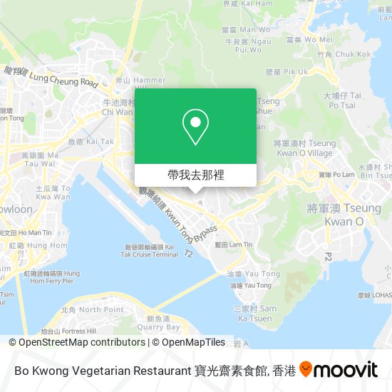Bo Kwong Vegetarian Restaurant 寶光齋素食館地圖