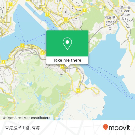 香港漁民工會地圖