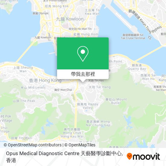 Opus Medical Diagnostic Centre 天藝醫學診斷中心地圖