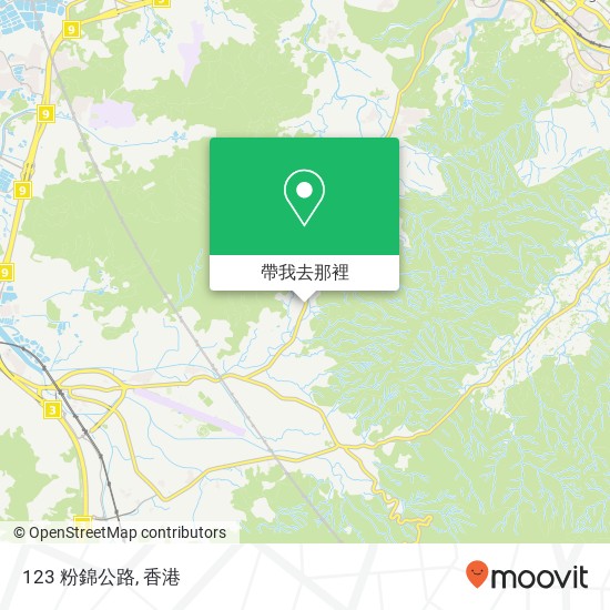 123 粉錦公路地圖