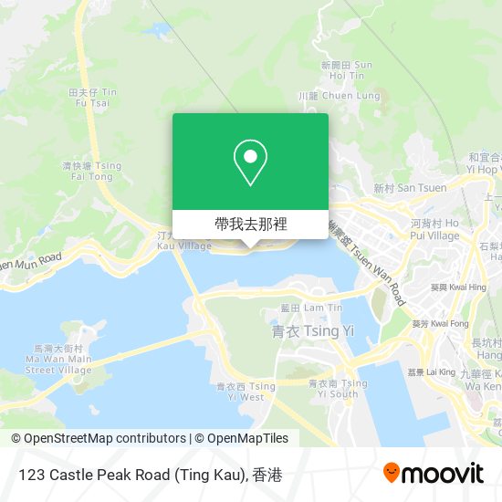123 Castle Peak Road (Ting Kau)地圖