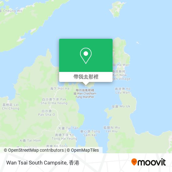 Wan Tsai South Campsite地圖
