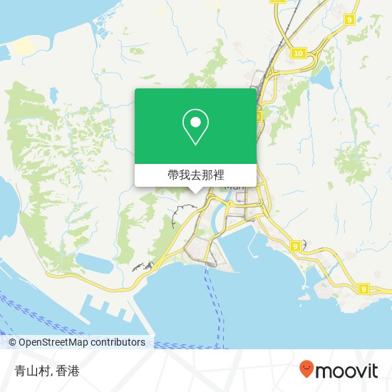 青山村地圖