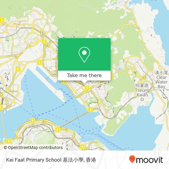 Kei Faat Primary School 基法小學地圖