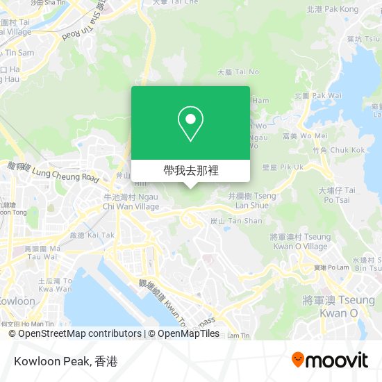 Kowloon Peak地圖