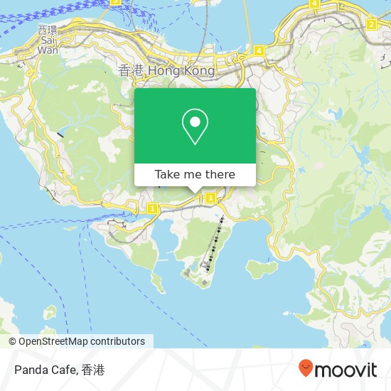 Panda Cafe, 海洋公園地圖