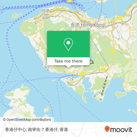 香港仔中心, 南寧街 7 香港仔地圖