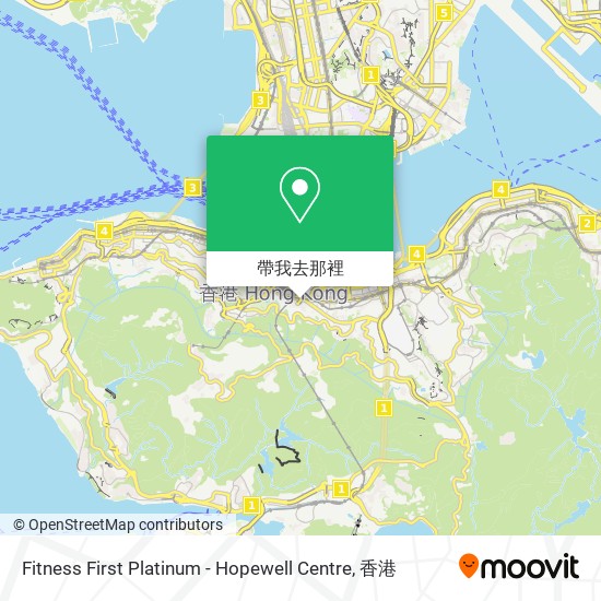 Fitness First Platinum - Hopewell Centre地圖