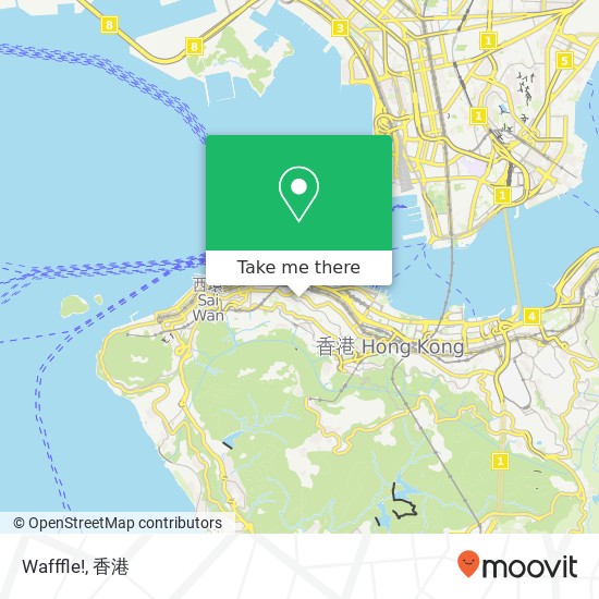 Wafffle!, 嘉咸街 中環地圖