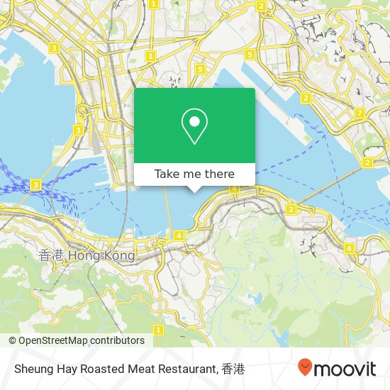 Sheung Hay Roasted Meat Restaurant, 電器道 274號 北角地圖