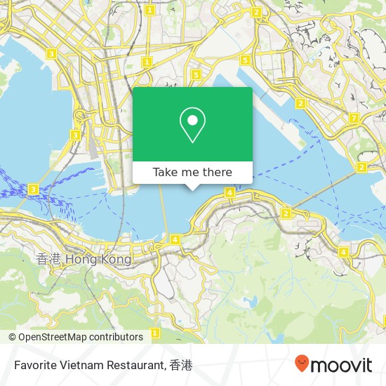 Favorite Vietnam Restaurant, Electric Rd 233 North Point地圖