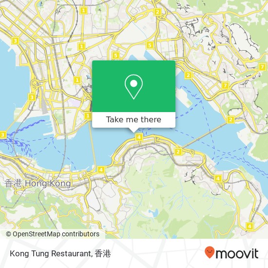 Kong Tung Restaurant, 馬寶道 北角地圖