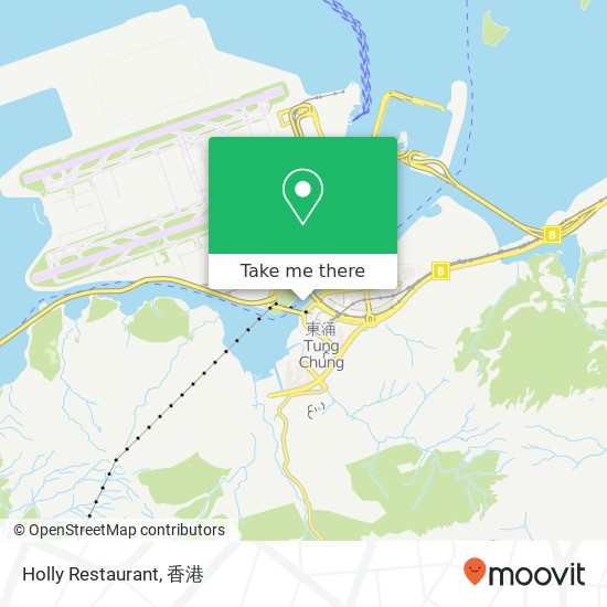 Holly Restaurant, 達東路 東涌地圖