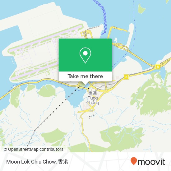 Moon Lok Chiu Chow, 達東路 20號 東涌地圖