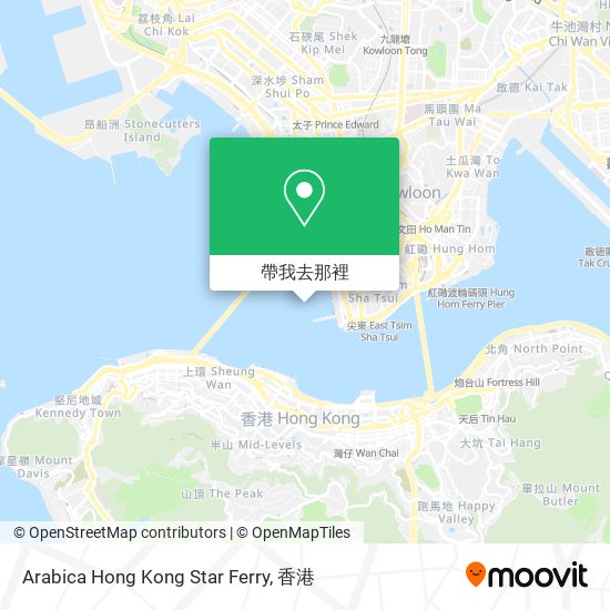 Arabica Hong Kong Star Ferry地圖